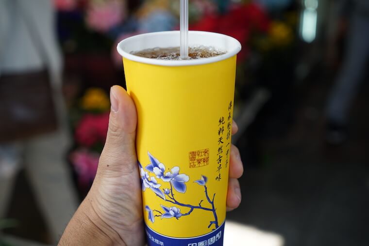 台湾・台中のおすすめB級グルメまとめ　台中第二市場　老頼紅茶専売店